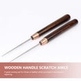 thumbnail image 3 of OULII Essential Sewing Tool Pcs Wooden Handle Positioning Awls For Shoes Repairs Portable, 3 of 8