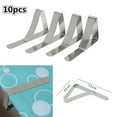 thumbnail image 2 of LAMIRO 1pcs Stainless Steel Triangle Tablecloth Clips Adjustable 45cm Table Cloth Clamps, 2 of 7