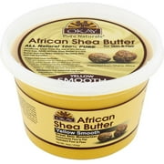 Okay Pure Naturals Shea Butter Yellow Smooth, 16 oz (Pack of 6)