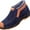 Blue, variant on Men's Slip-On Walking shoes - Thermal Winter Cotton shoes with Rubber Sole