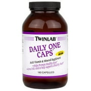 Twinlab Daily One Caps without Iron, 180 Ct