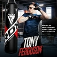 thumbnail image 5 of RDX Punching Bag Anti Swing for Boxing Training, Filled Heavy Bag Set With Punching Gloves and Hanging Chain, 3pc for Grappling, Kickboxing, MMA, Muay Thai, Karate, BJJ and Taekwondo, 60 lb, 80 lb, 5 of 8