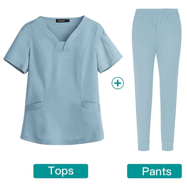 Ropa de verano fina lavable a mano, elástica, de secado rápido, ropa de trabajo médica, ropa quirúrgica para quirófano de dentista oral