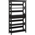 thumbnail image 1 of Pemberly Row Modern 5-Tier Bookcase with Drawer in Espresso Wood, 1 of 5