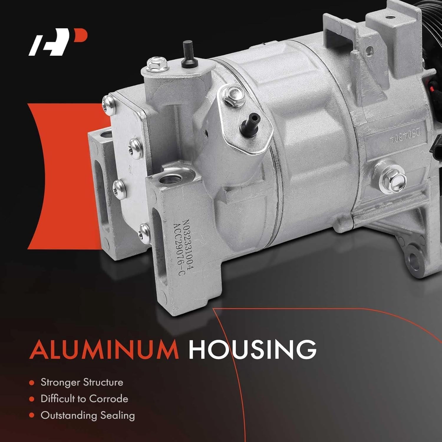 A-Premium Air Conditioner AC Compressor with Clutch Compatible with Nissan Altima (S Model) 3.5L 2013-2015, Altima (SR Model) 3.5L 2016-2017, VQ35DE