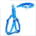 thumbnail image 3 of Arneses de paso, sin tirar, patrón de flores estampado en caliente, acolchado de neopreno, caminar ajustable, arnés de entrenamiento para perros azul WD.WDQZL Hogar, 3 of 4