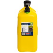 Scepter SmartControl Dual Handle Gas Container Jug, 5 Gal, 2 Pack, Yellow