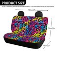 thumbnail image 4 of Uourmeti Leopard Print Non-Slip Backrest Protection Covers for Car Interior Auto, Protects Against Dirt Carseat Protectors Fashion Car Rear Seat Protectors, 4 of 7
