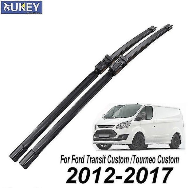 30" 28" Front Window Windshield Wiper Blades For Ford Tourneo Transit Custom 2017 2016 2015 2014 2013 2012 Push Button