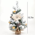 thumbnail image 3 of LSLJS Mini Christmas Trees With Flocked Needles, Berries and Flowers Decoration, Decorated Trees With Led Lights, Kitchen Tabletop Artificial, Decorated Mini Trees, 3 of 6