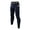 Navy blue, variant on Thermal Lined Men Gym Pants Polyester Spandex Blend High Stretch Cold Weather Training Trousers for Outdoor Fitness