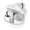White, variant on JVC TWS Bluetooth In-Ear Ultra-Compact Earbuds with Mic with Charging Case, up to 28 Hours Play Time, HA-D6T, White