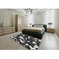 thumbnail image 5 of Ahgly Company Machine Washable Indoor Rectangle Transitional Night Black Area Rugs, 6' x 9', 5 of 7