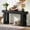 Black, variant on Tribesigns 63-Inch Long Console Table, Farmhouse Wooden Sofa Table Behind The Couch, Entryway Table for Entrance, Hallway, Living Room, Grey