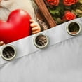 thumbnail image 4 of Feelyou 3D Kawaii Gnome Curtains Pack of 2 (42x84 Each) for Teen, Romantic Love Heart Curtains Blackout, Happy Valentine's Day Bedroom Curtains, Black Out Curtains Decor, 4 of 6