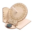 thumbnail image 2 of lionlar Foldable Equatorial Sundial Clock Child Science Learning Crafts Junior Scientific Model Teaching Aid School Kindergarten Desktop Ornament, 2 of 9