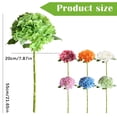 thumbnail image 3 of Artificial Hydrangea Bouquet, Wedding Floral Centerpiece, Home Party Flowers, Real Touch Latex Flowers, Long Stem Artificial Hydrangea, Faux Flowers for Wedding, Office Floral Decor, 3 of 5