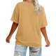 thumbnail image 3 of Xuyuer Womens Plus Size Summer Tops Oversized Short Sleeve Crew Neck Loose Fit Tee Top Flowy Casual Blouses XL-5XL Fashion School Teachers Clothes 2026 Spring Beach Vacation Trendy, 3 of 5