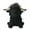 Black, variant on 9.8Inch Cute Highland Cow Stuffed Animal Plush Doll, Perfecr Birthday Christmas Holiday Valentines Gifts, Easter Basket Stuffers