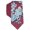 Red - burgundy, variant on bar III Mens Para Floral Self-tied Necktie, Red, One Size