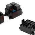 thumbnail image 3 of Klonfd 12V 3 Way Relay 3 Relays And 3 ATC/ Slots Compatible With 4 Pin 5 Pin 40 Relay For Automotive Truck (), 3 of 5