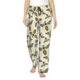 thumbnail image 2 of Kdxio Women's Comfy Stretch Flying Bees1Print Drawstring Pajama Pants-XX-Large, 2 of 9