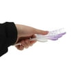 thumbnail image 4 of Unique Bargains 1 Pc Gradual Flame Hollow Comb Hair Brush Purple ABS Nylon, 4 of 6