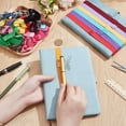 thumbnail image 3 of PH 20pcs Notebook Elastic Strap Elastic Bookmarks Strap 15mm Wide Planner Bookmarks Straps 20 Colors Elastics Book Straps with Pen Holder Loop for Notebook Office School Reader Supplies for DIY, 3 of 5