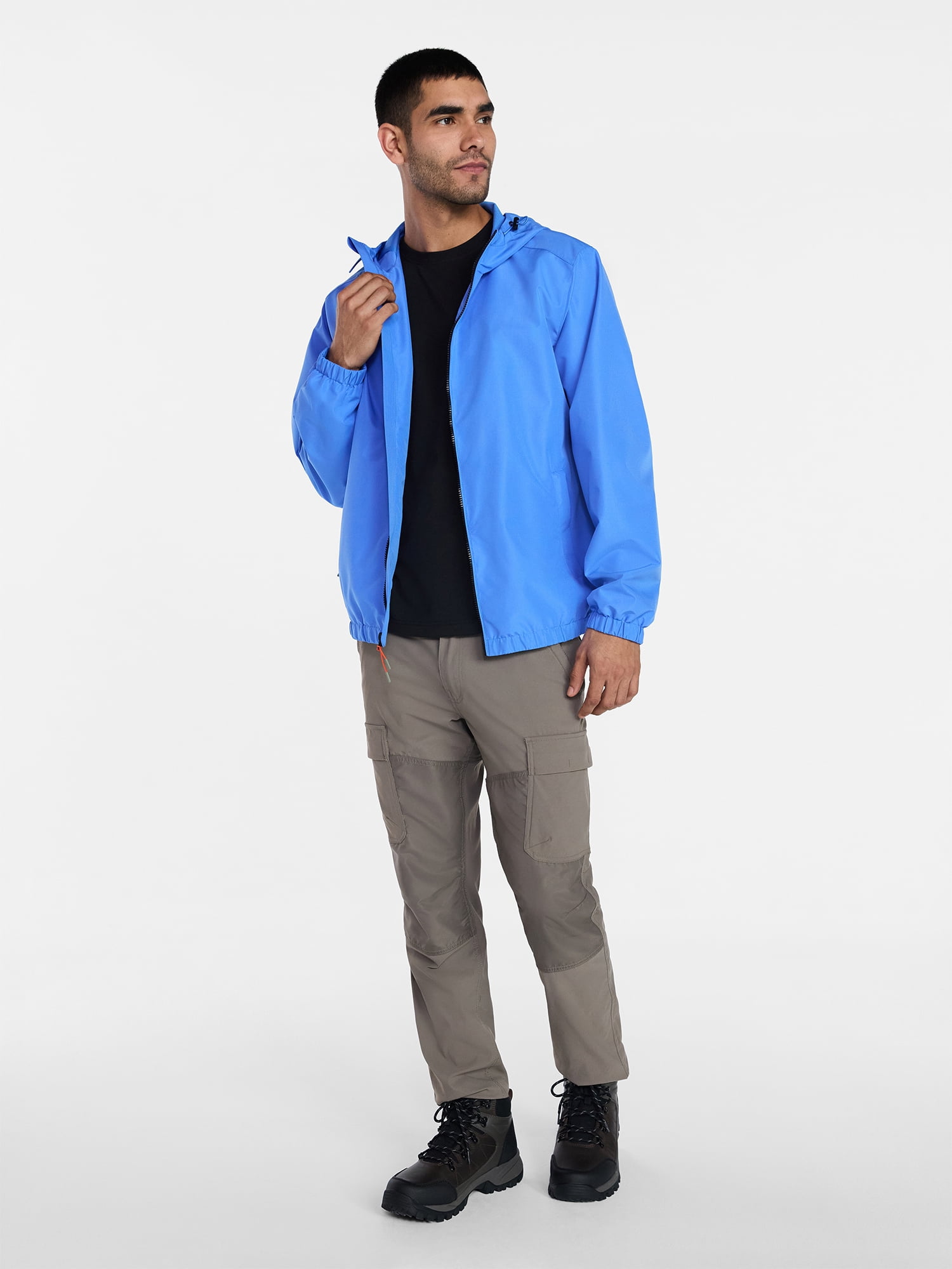 Ozark Trail Men's and Big Men's Vented Windbreaker Jacket, Sizes S-3XL