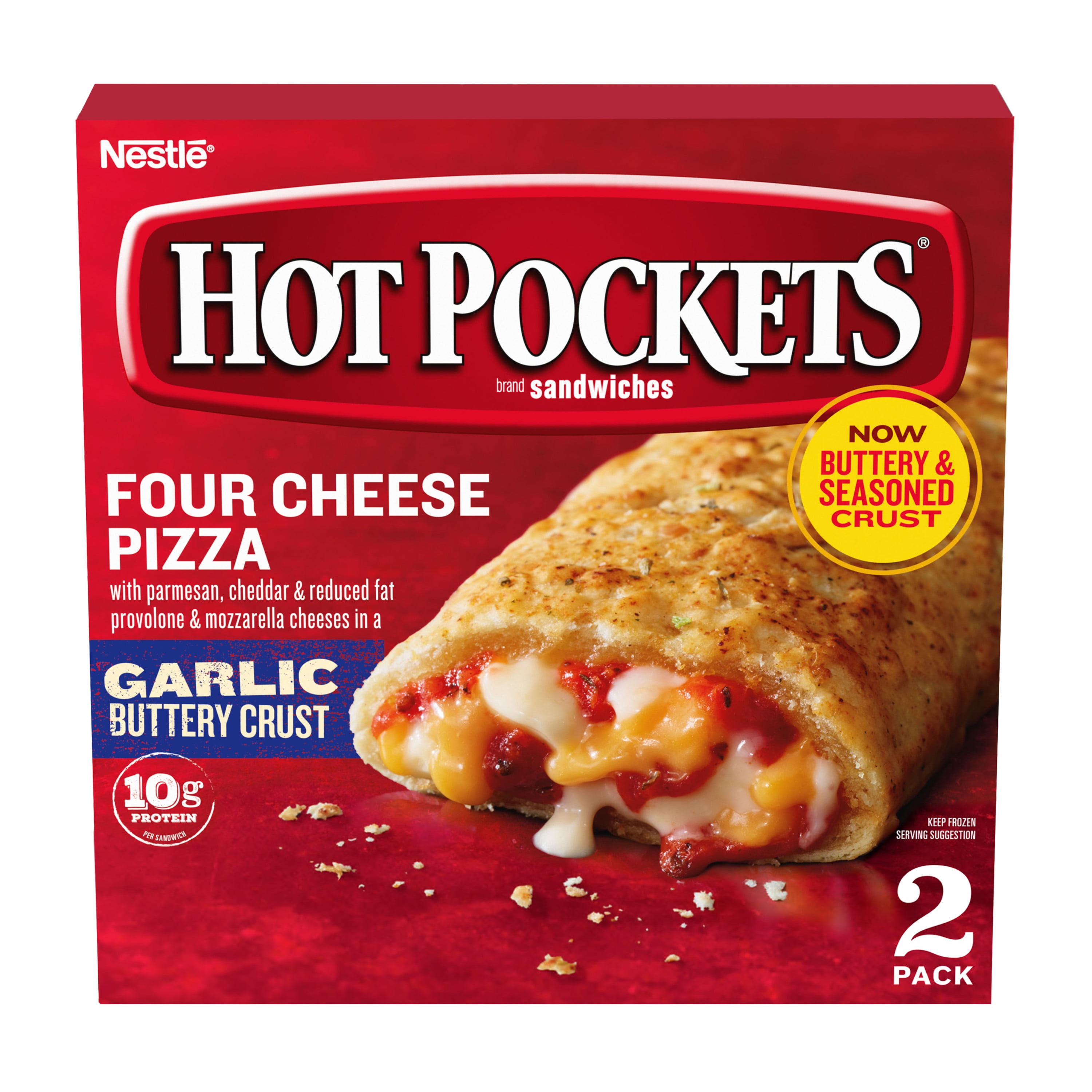 Hot Pockets Four Cheese Pizza Frozen Snacks 8.5 oz.