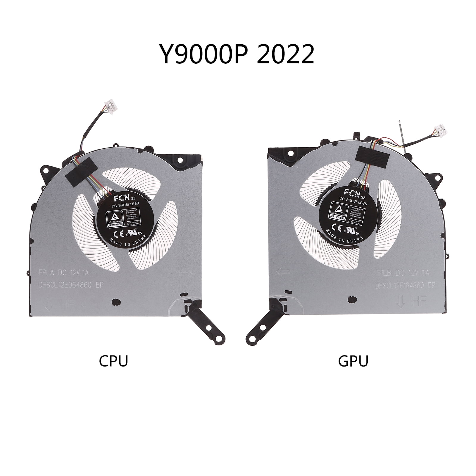 Computer GPU CPU Cooler Fan Radiators for Y9000P Notebook 12V High Cooling Radiators Fan Computer Accessories