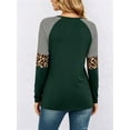 thumbnail image 2 of Women's Maternity Nursing Shirt Top Long Sleeve Patchwork Breastfeeding Clothes, 2 of 8