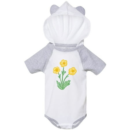 

Inktastic Yellow Buttercup Flowers Gift Baby Boy or Baby Girl Bodysuit