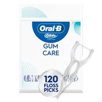 Oral-B Glide Gum Care Dental Floss Picks, Good for Back Teeth, 120 Picks