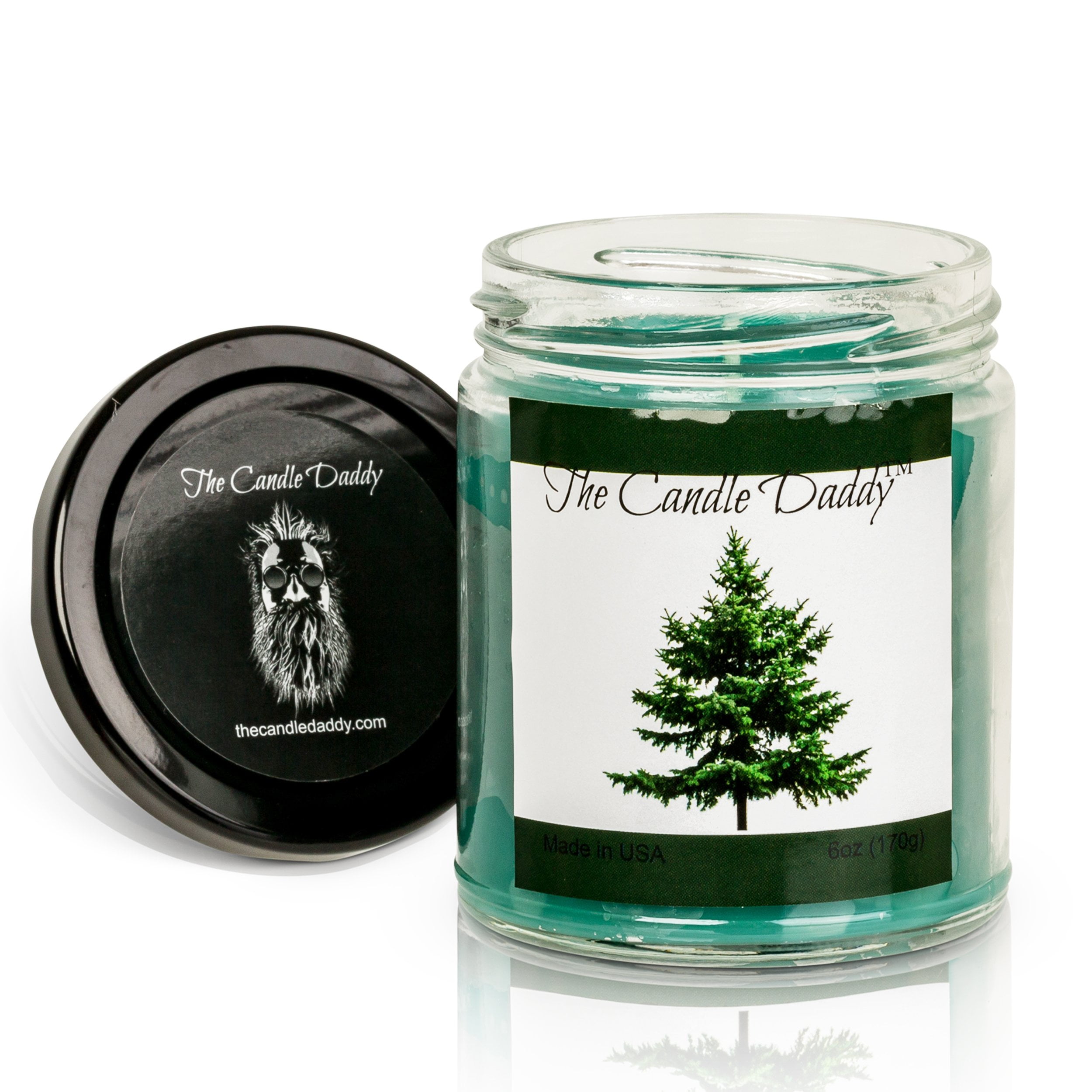 Morning Wood Christmas Holiday Candle - Funny Blue Spruce Pine