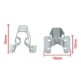 thumbnail image 2 of 10pcs Metal Retainer Car Auto Console Dashboard  Trim Clip 13mm x 19mm, 2 of 3