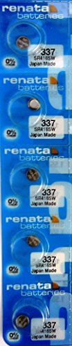 Batterie Renata 337 SR416SW (5 Pezzi) &ndash; Nuove, Originali Svizzere Per Orologi!