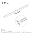 thumbnail image 2 of Unique Bargains Barre de Tour Ronde en Aluminium Solide 6mm Dia.250mm Longueur pour Bricolage 2 Pcs, 2 of 5
