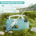 thumbnail image 2 of FOUKUS Battery Powered Sprayer: 1.35 Gallon/5L Electric Sprayer with USB Rechargeable Handle, Garden Sprayer with 4 Mist Nozzles and Adjustable Shoulder Strap for Yard, Lawn and Garden, 2 of 7