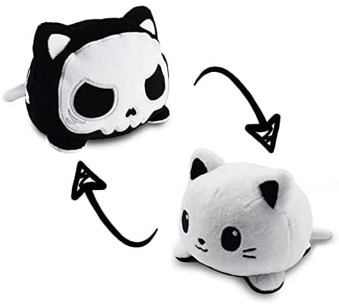 The Original Reversible Kittencorn Plushie | Patented Design | Tabby & Rainbow | Show Your Mood