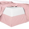 thumbnail image 1 of Luxury Combed Cotton Split Corners Damask Stripe Bed Skirts, 1 of 4
