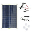 thumbnail image 1 of 50W /5V Monocrystalline Silicon Solar Panel Dual Output USB Solar-Battery-, 1 of 7