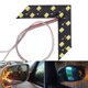 thumbnail image 3 of Luz LED de señal de giro de estilo de coche, paneles de flecha de espejo retrovisor, luz indicadora, Bombilla de señal de espejo retrovisor, 12V, 14 SMD, amarillo, 1x, 3 of 3
