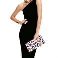 thumbnail image 3 of FOR U DESIGNS Leopard Pink Clutch Purses for Women Waterproof Wedding Purses Multifunctional Formal Dressy Evening Bags Handbags for Women, 3 of 9