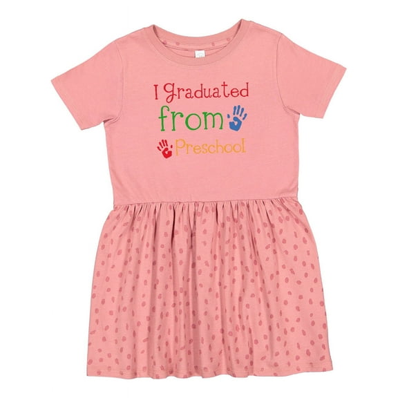 Inktastic I Graduated from Preschool Girls Toddler Dress