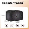 thumbnail image 5 of Lsque Black Spider On Web Print 2 Slice Toaster Cover , Kitchen Appliance Dustproof Protector , Toaster Protector Dustproof Kitchen Appliance Cover, 5 of 7