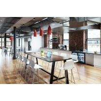 KFI Studios Midtown 6' x 3' Dining Table, Fashion Grey