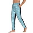 thumbnail image 3 of Kdxio Cartoon Teeth Pattern Joggers,Sweatpants for Men with Pockets-X-Large, 3 of 5