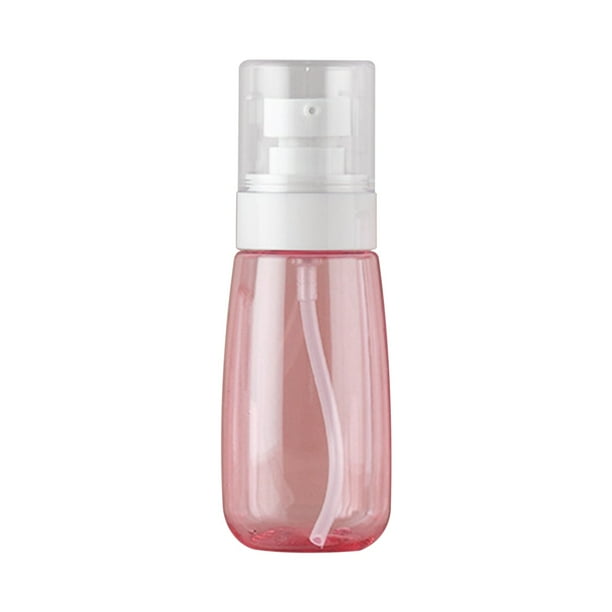 Botella de spray Fine Mist Envase cosmético de viaje recargable de 60 ml | Pequeño atomizador de perfume de plástico vacío para maquillaje de cabello con aceite | Mini bomba transparente a prueba de