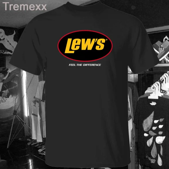 New Lew's Fishing baitcast Logo Unisex T-Shirt Funny Made In USA S-5XL